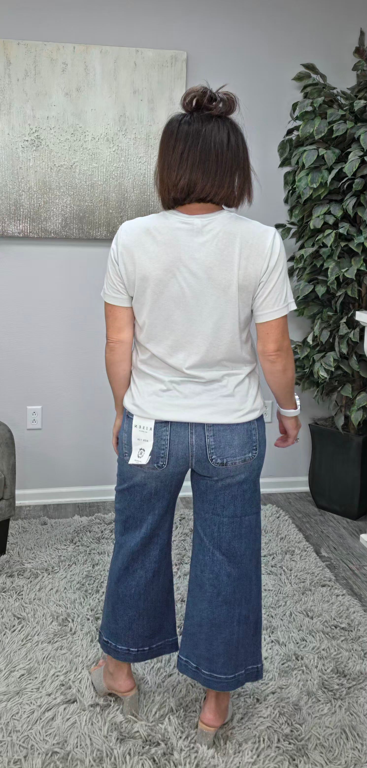 Risen Sweet Tea Crop Jeans