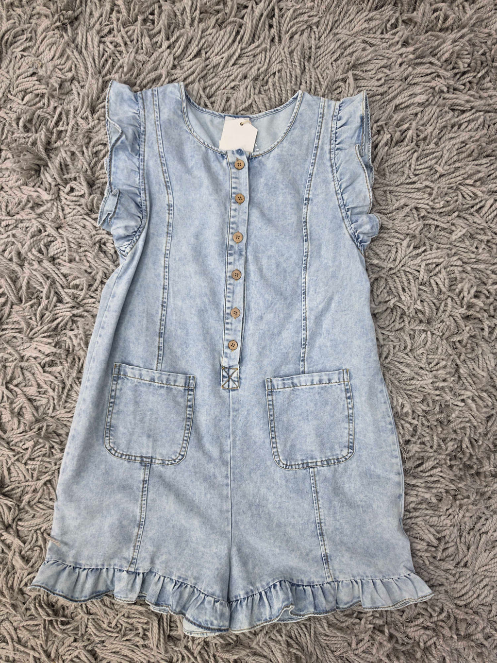 Hey Darlin' Denim Romper