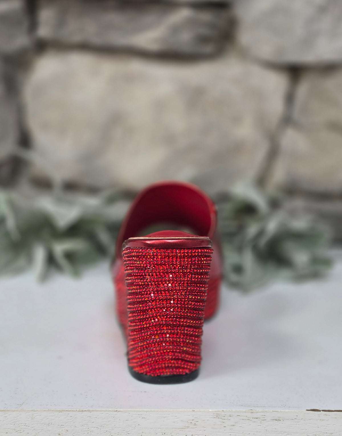 Red Haute Wedges