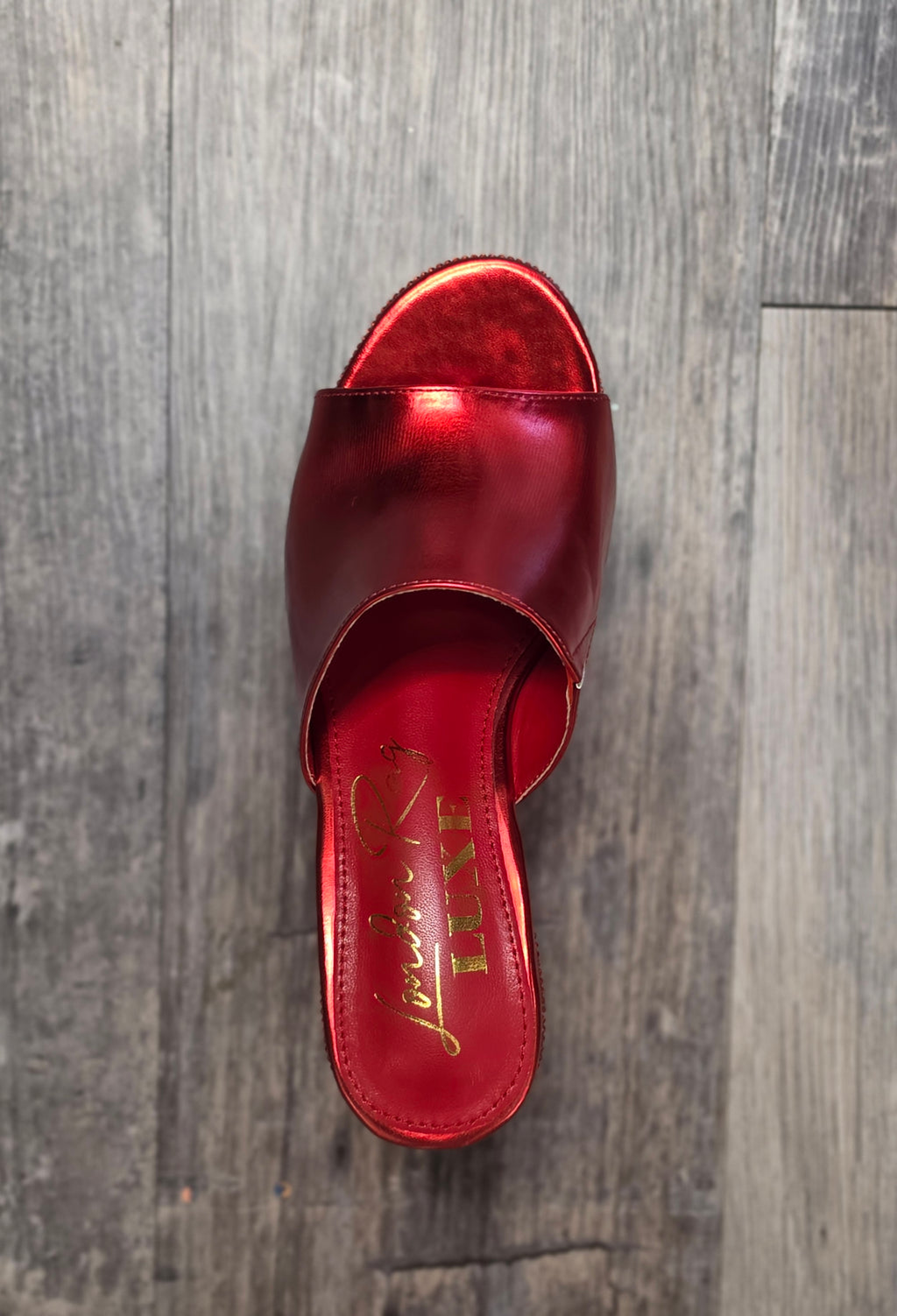Red Haute Wedges