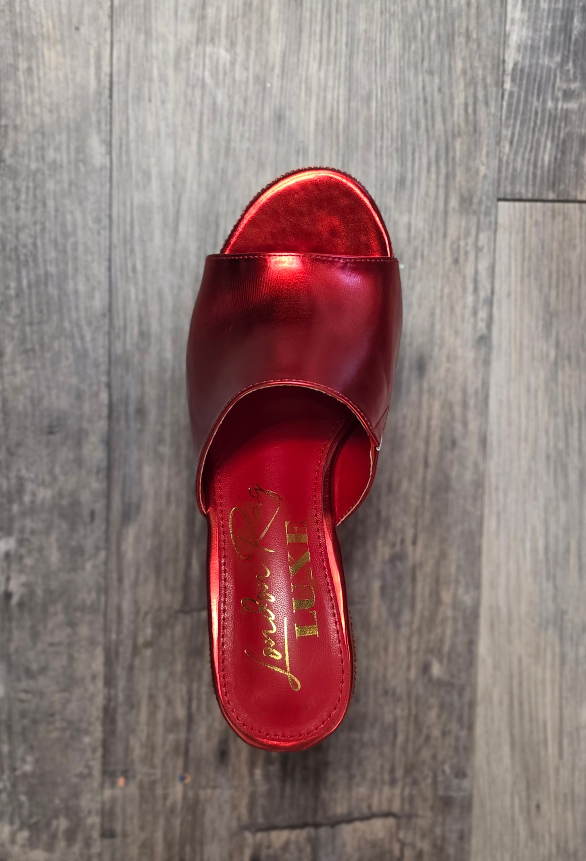 Red Haute Wedges