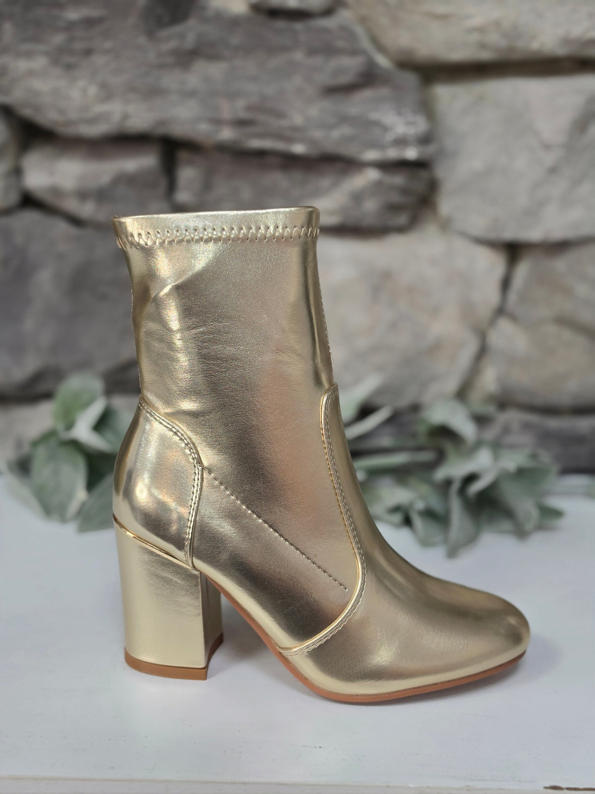 Liquid Gold Booties