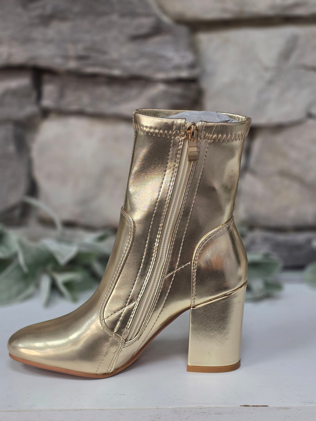 Liquid Gold Booties