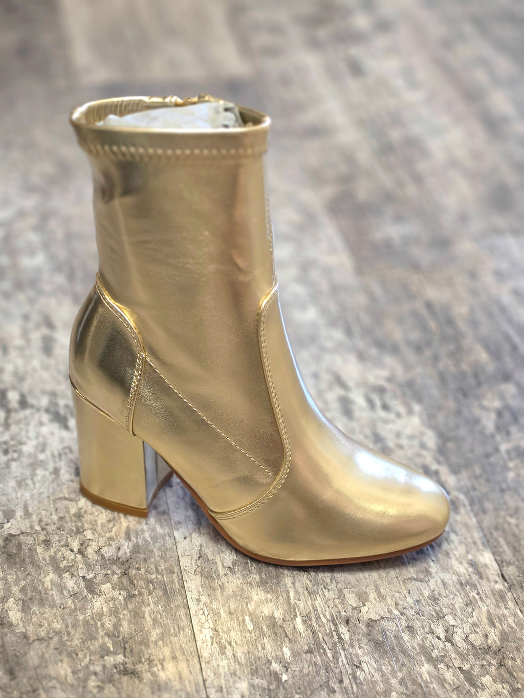 Liquid Gold Booties