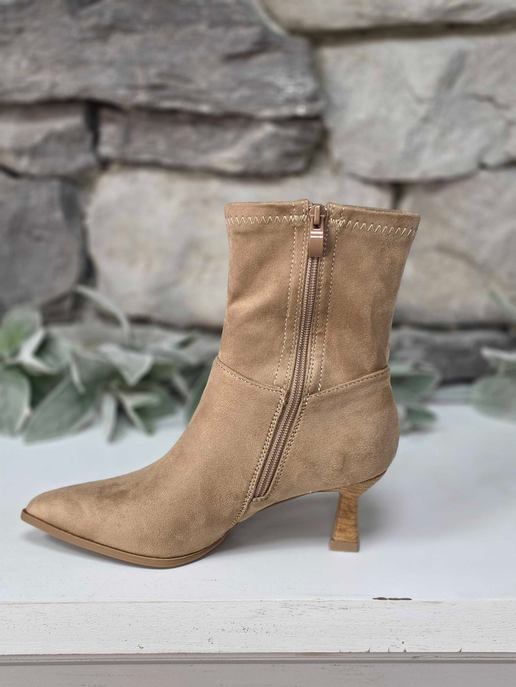 Soft Step Suede Booties