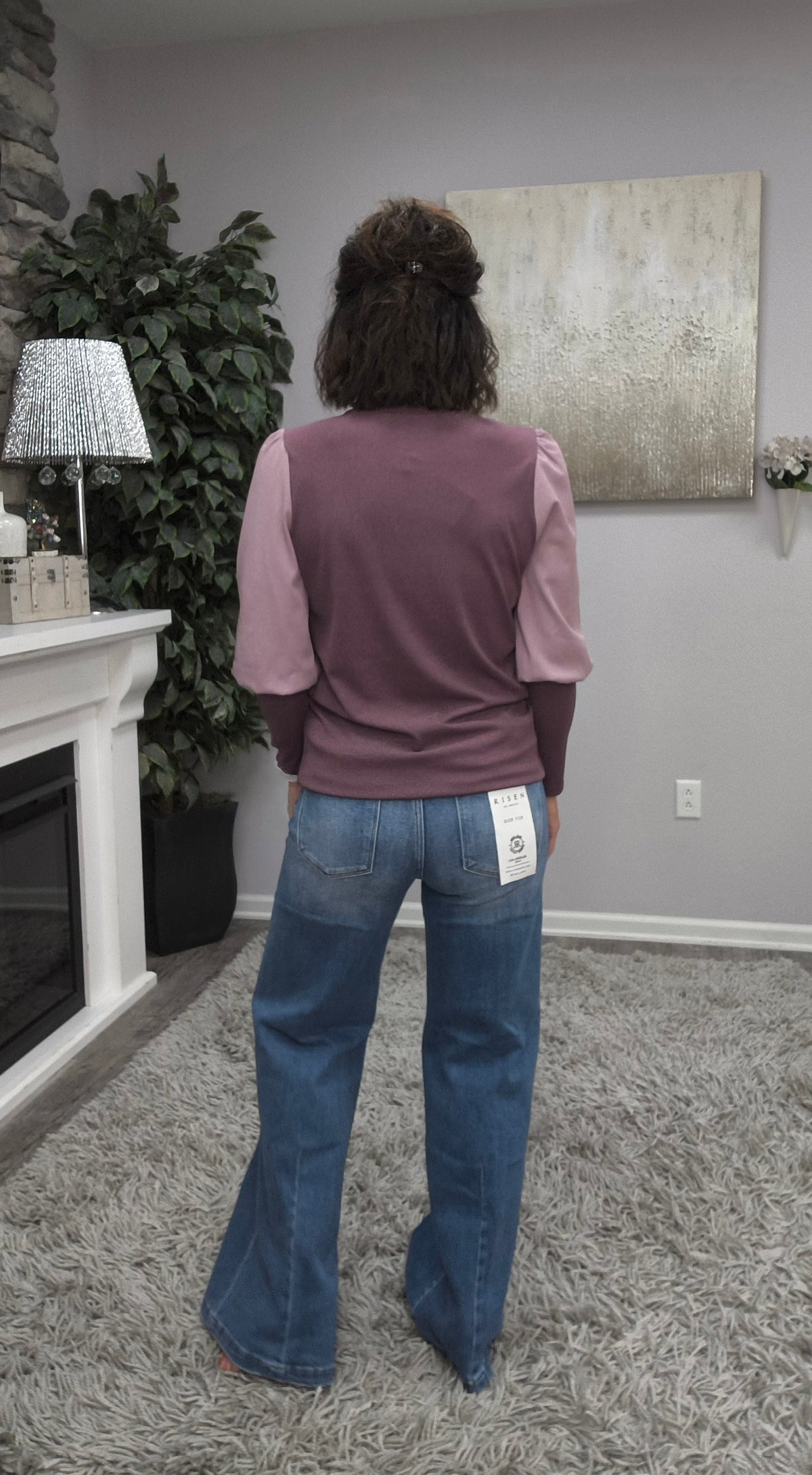 RISEN Center Stage Wide Leg Jeans