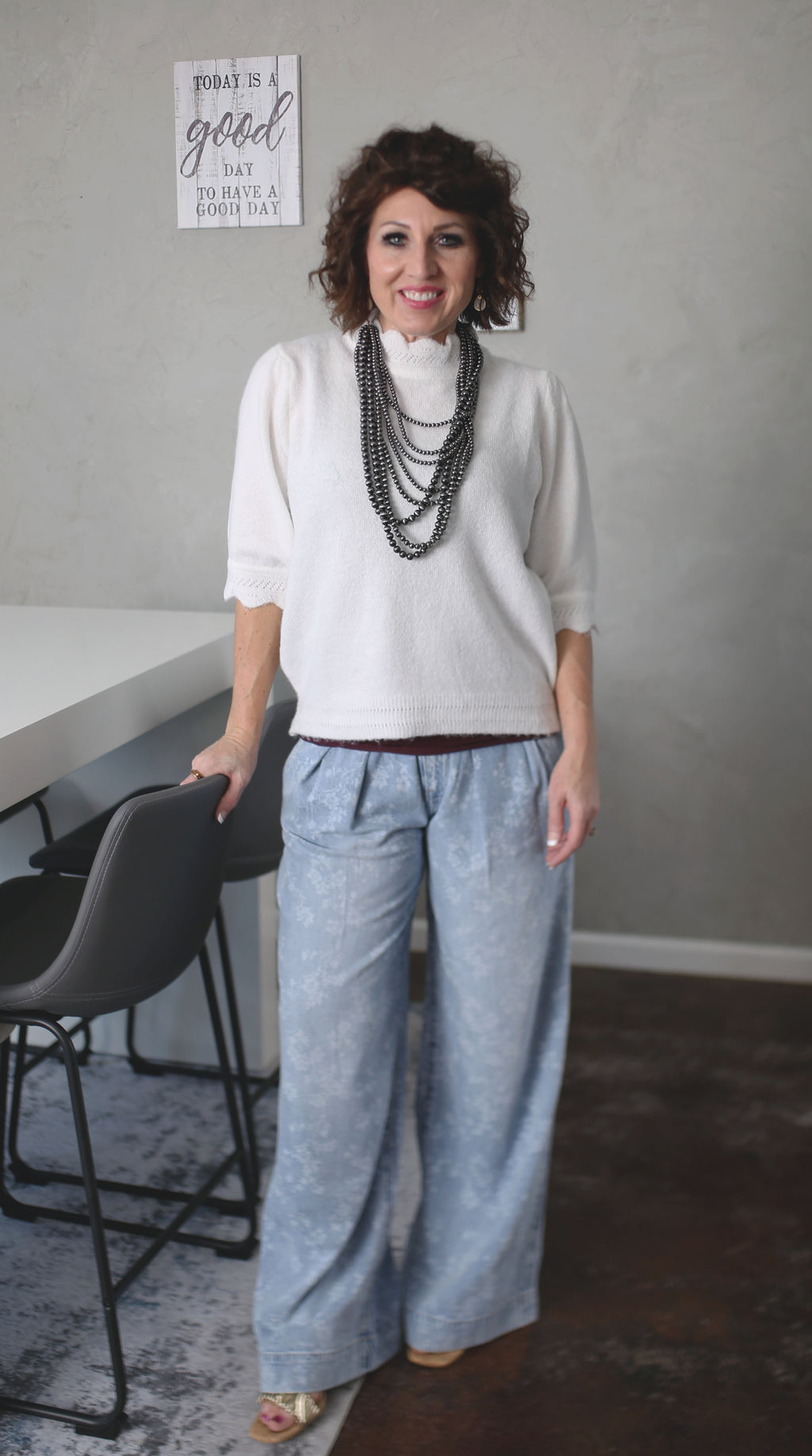 Ivory Elegance Sweater
