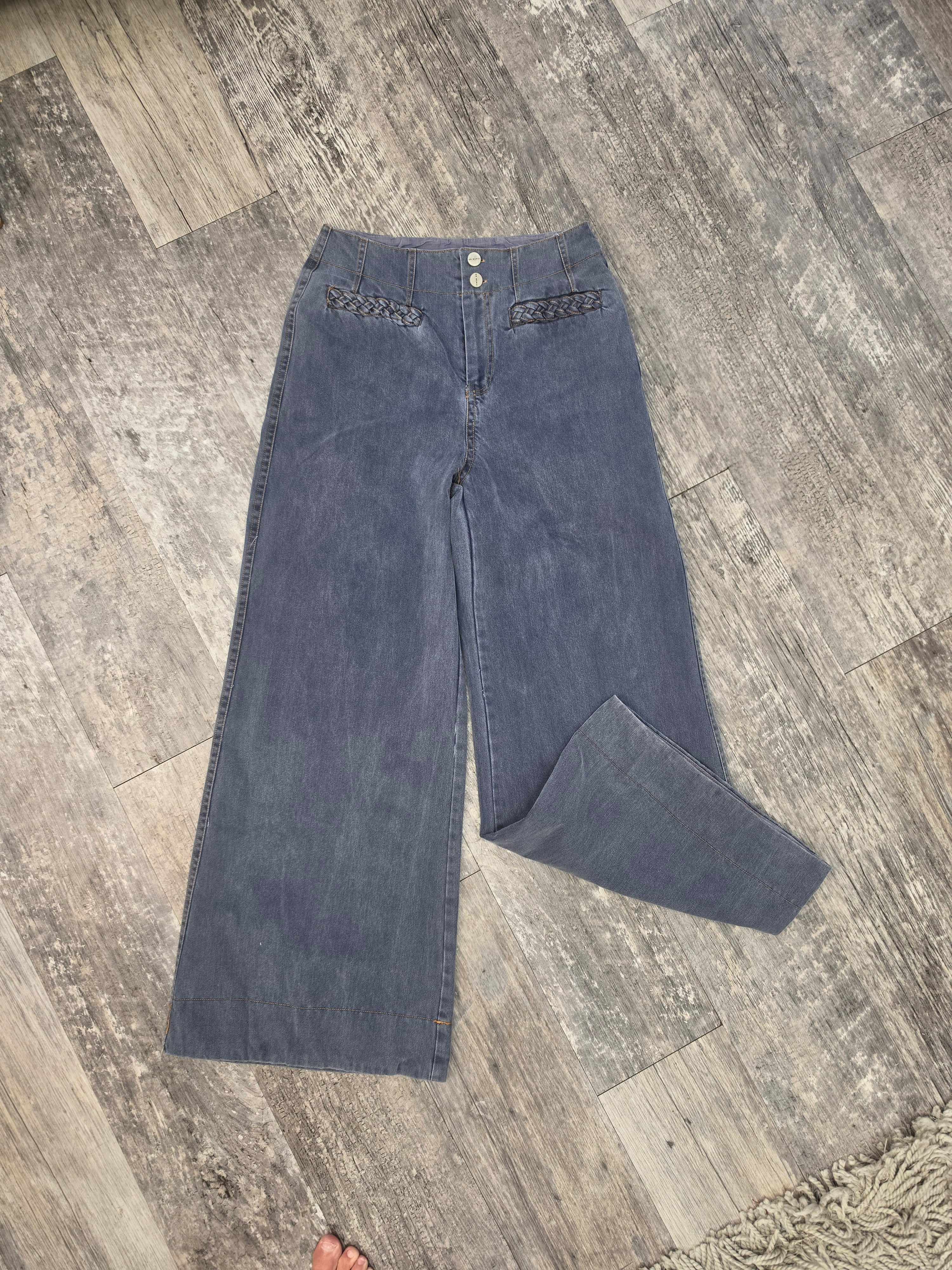Braided Beauty Denim Pants