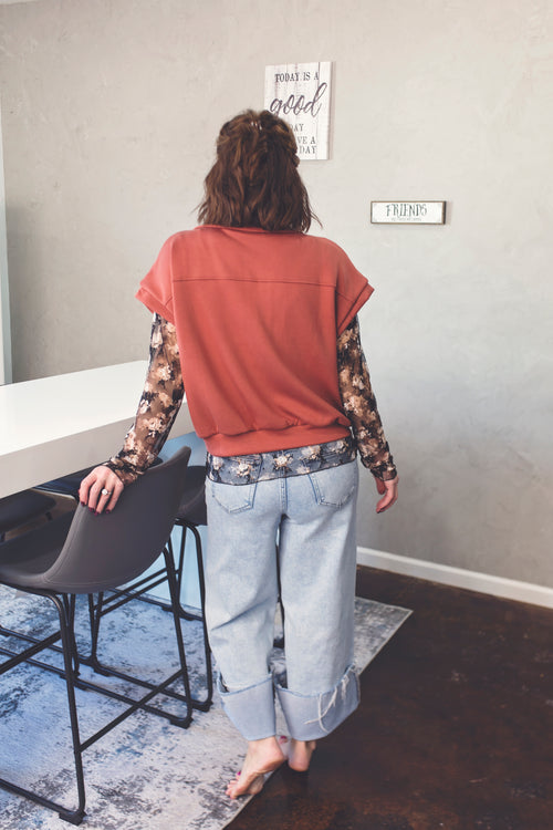 Crimson Chill Zip Jacket