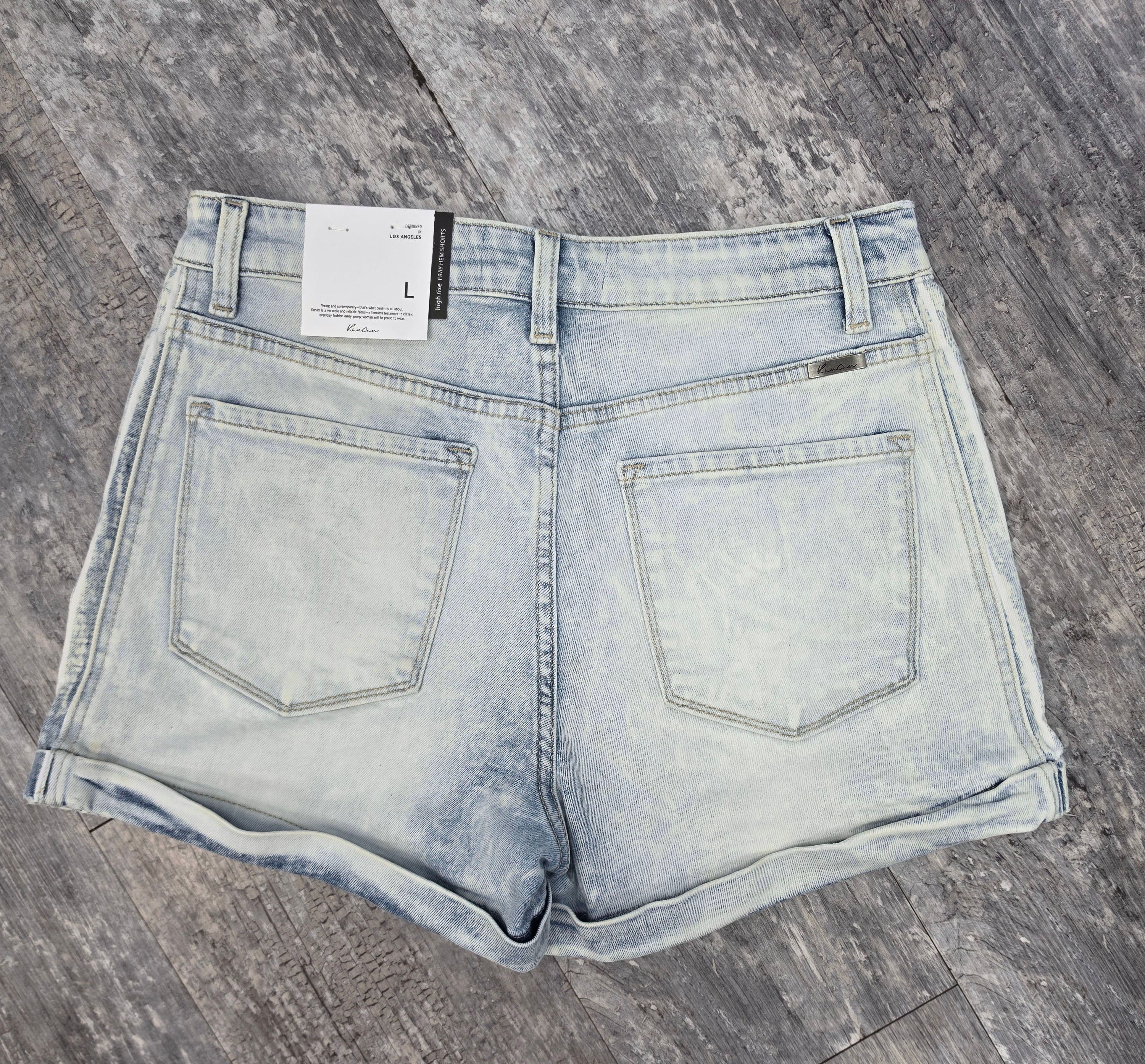 KanCan Saltwater Stripe Shorts