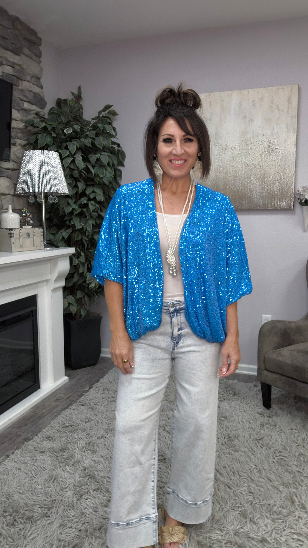 Electric Blue Bliss Cardigan