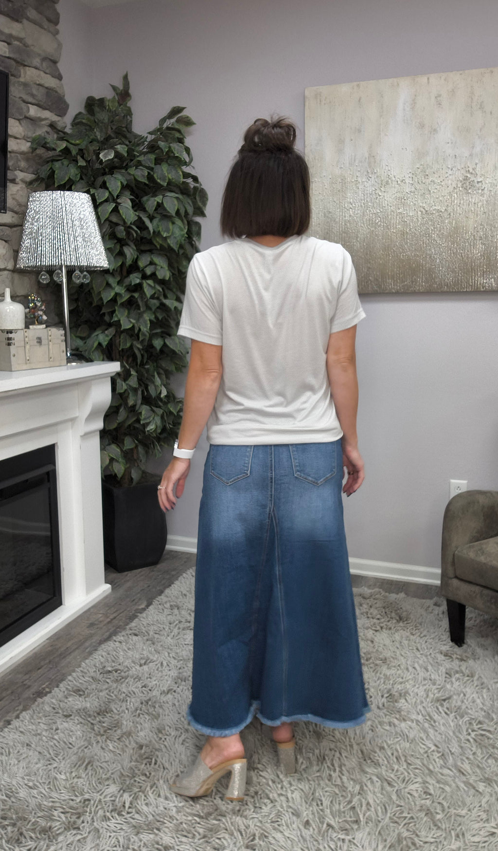 KanCan Timeless Denim Skirt