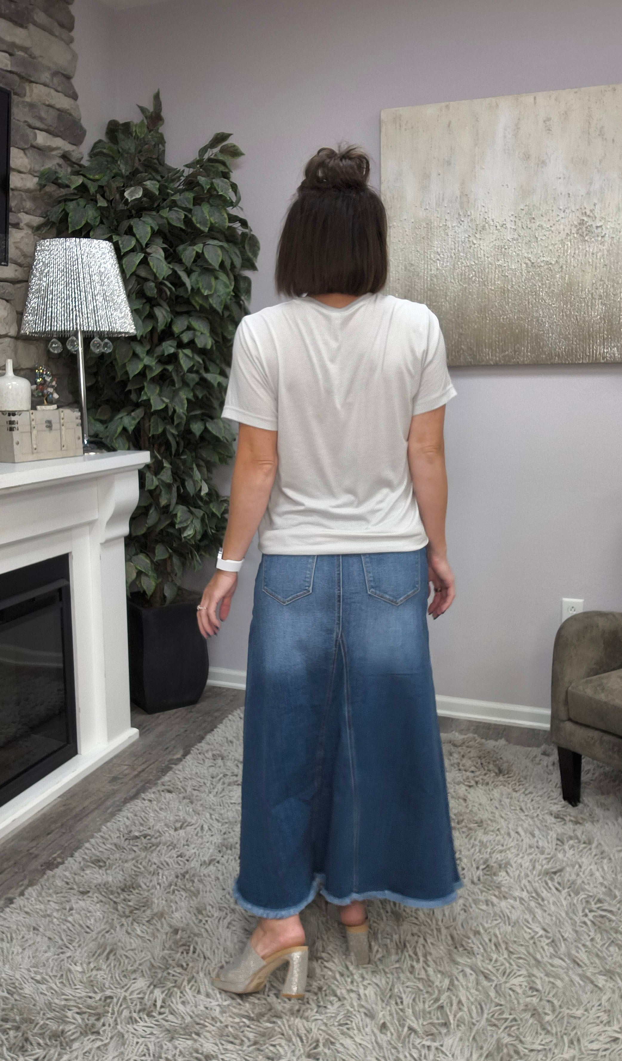 KanCan Timeless Denim Skirt