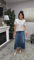 KanCan Timeless Denim Skirt