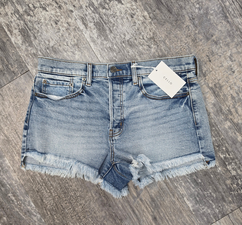 Cello Coastal Crush Denim Shorts