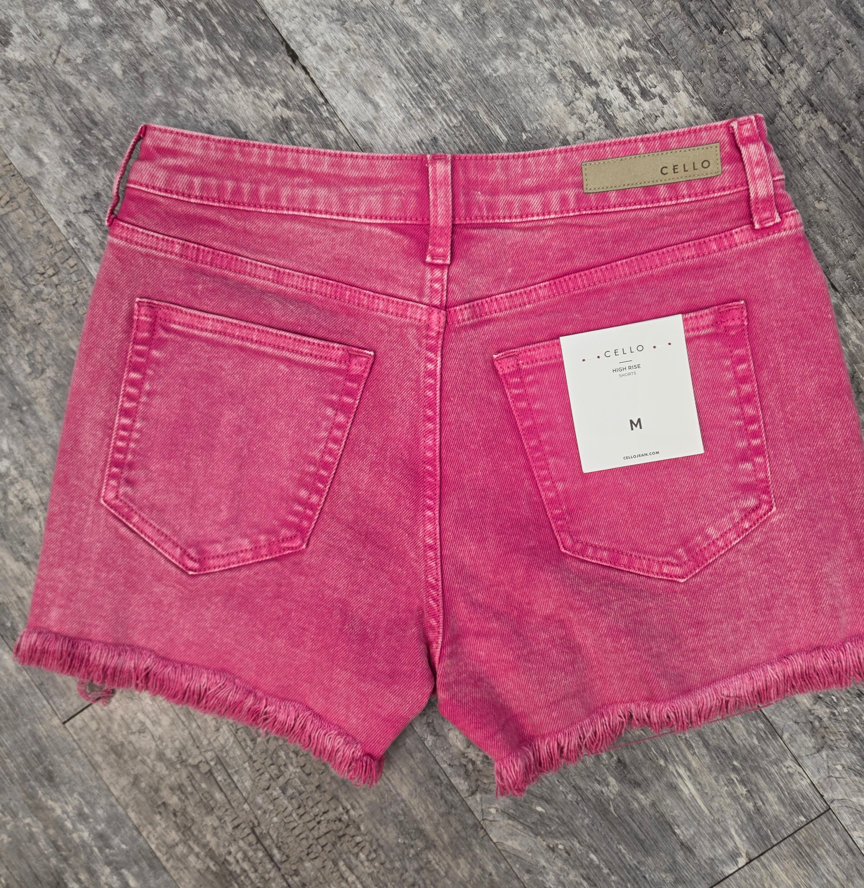 Cello Hot Pink Crush Shorts