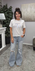 Risen Light Wash Rebel Flare Jeans