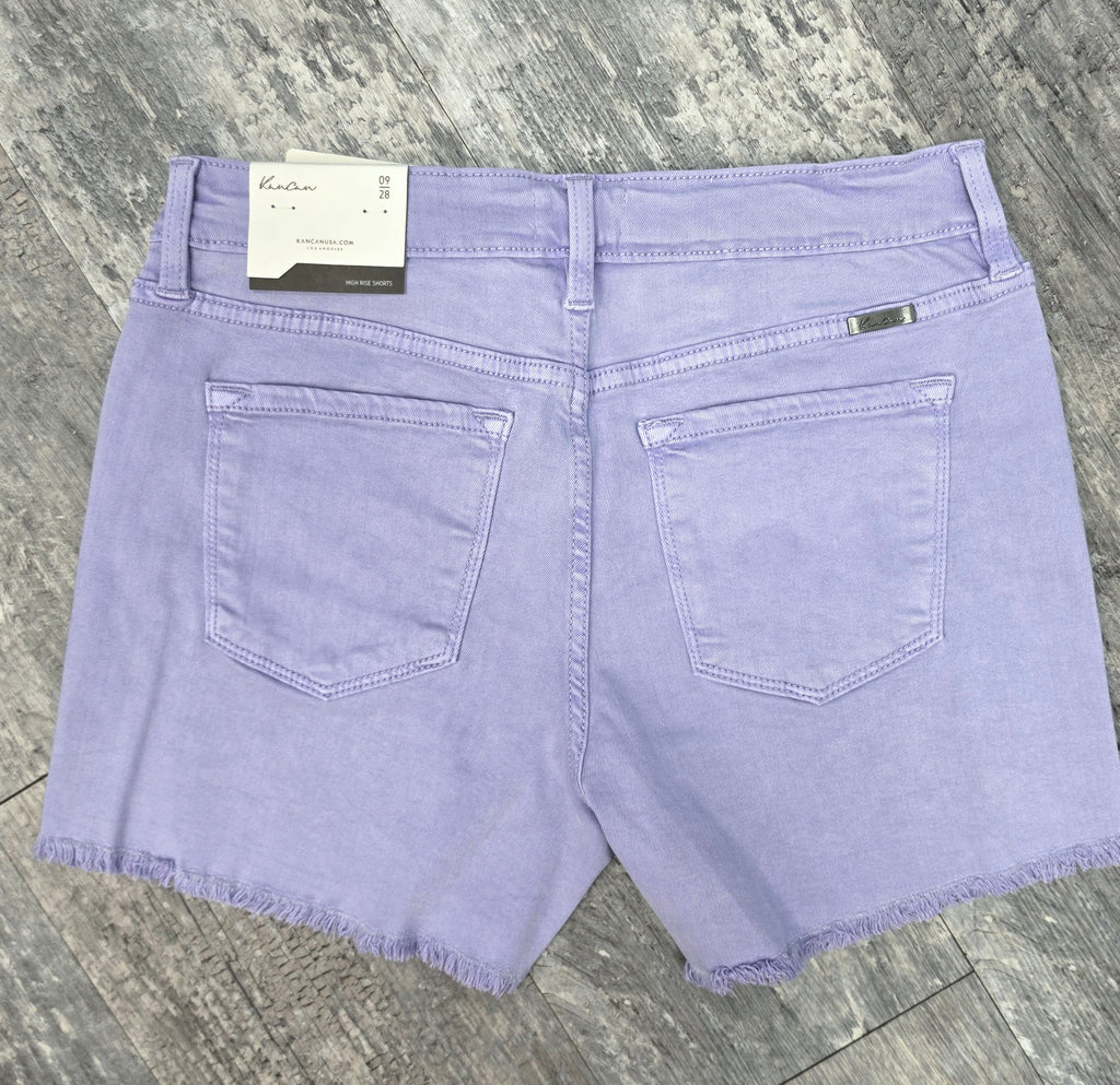 KanCan Purple Haze Denim Shorts