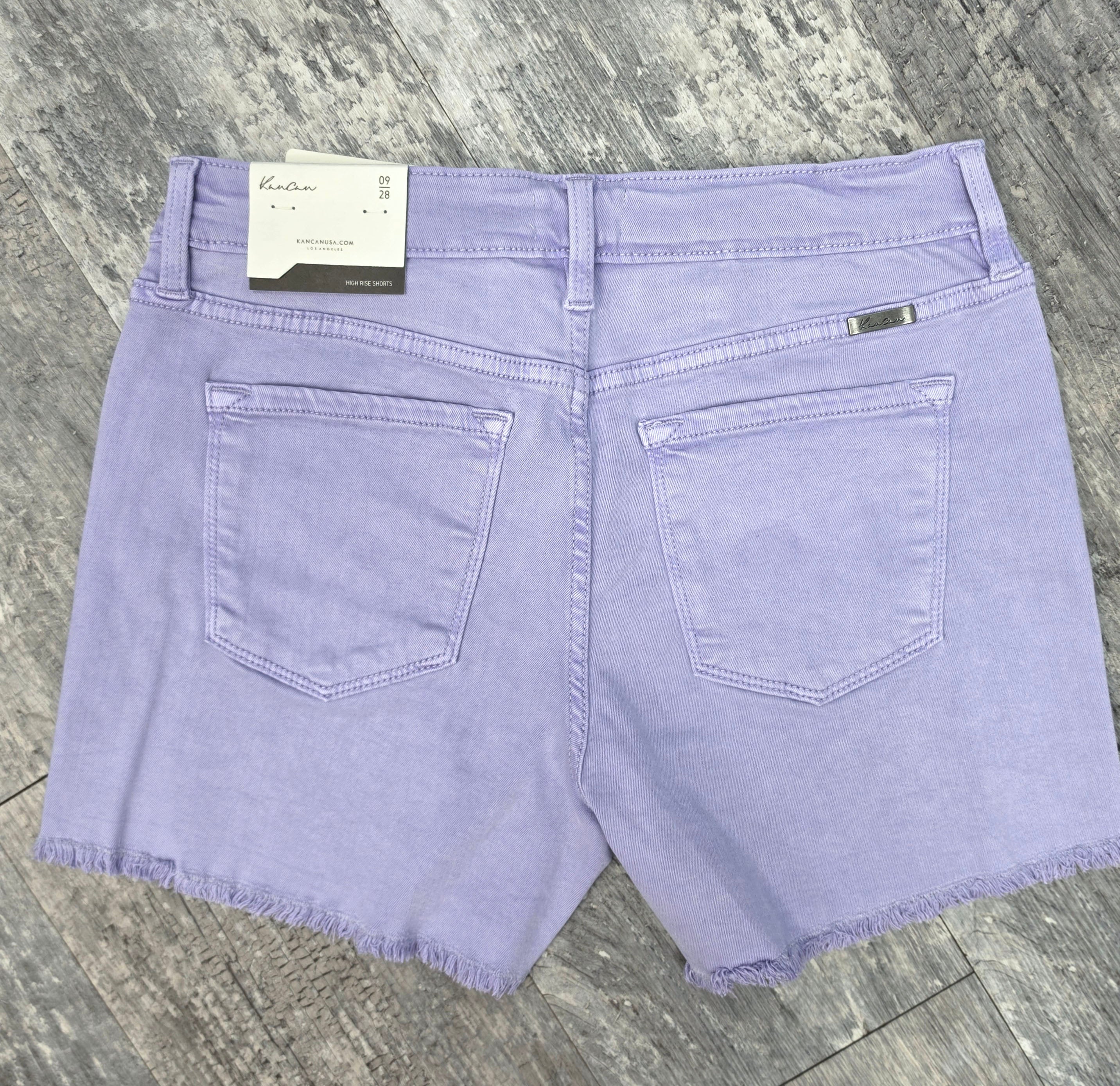 KanCan Purple Haze Denim Shorts
