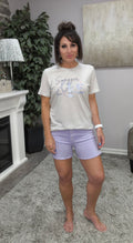 KanCan Purple Haze Denim Shorts
