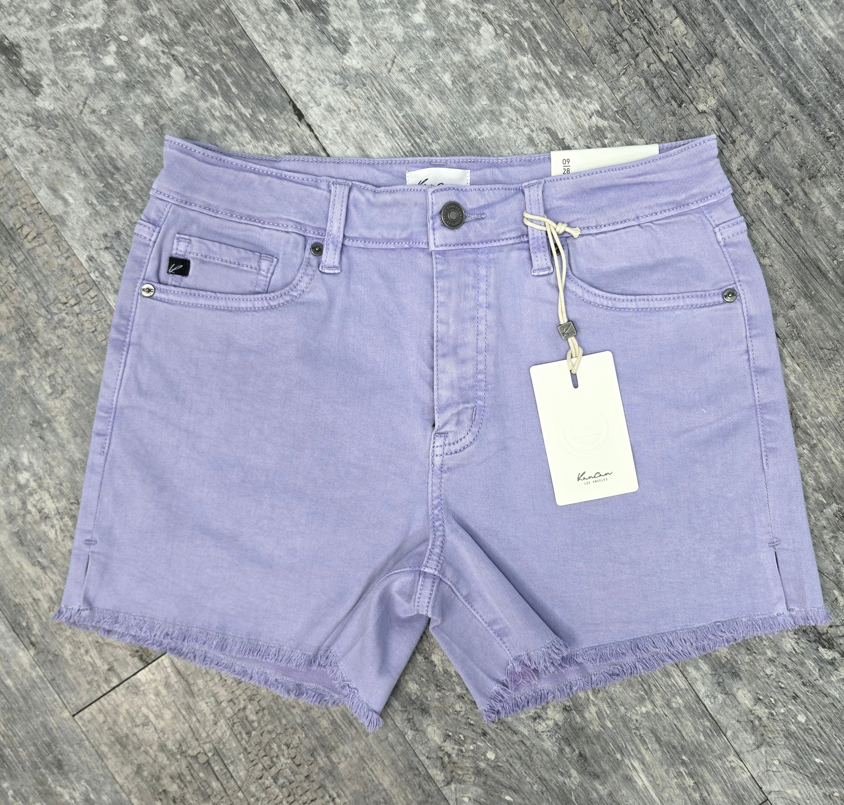 KanCan Purple Haze Denim Shorts