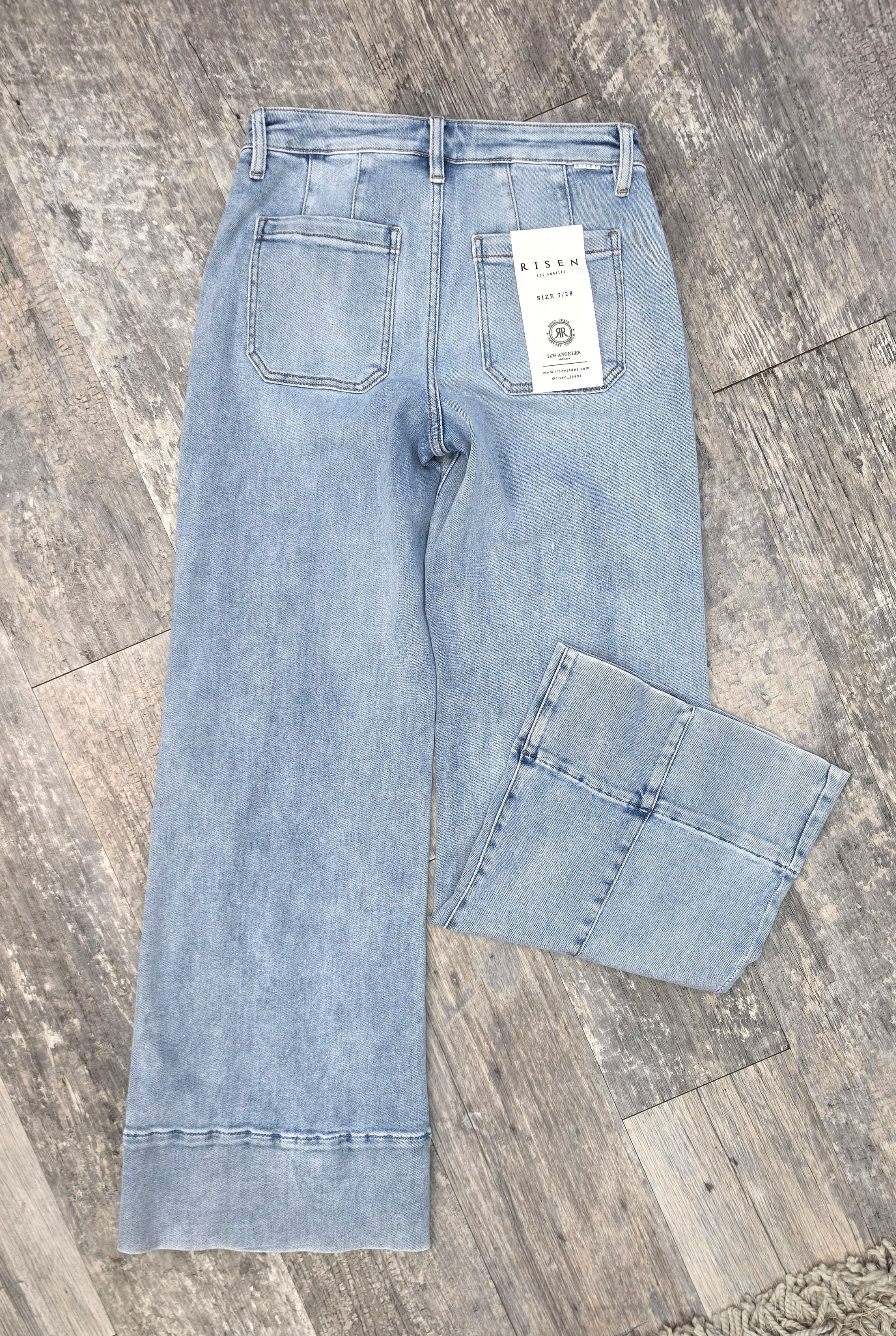 Risen Brighton Wide Leg Jeans