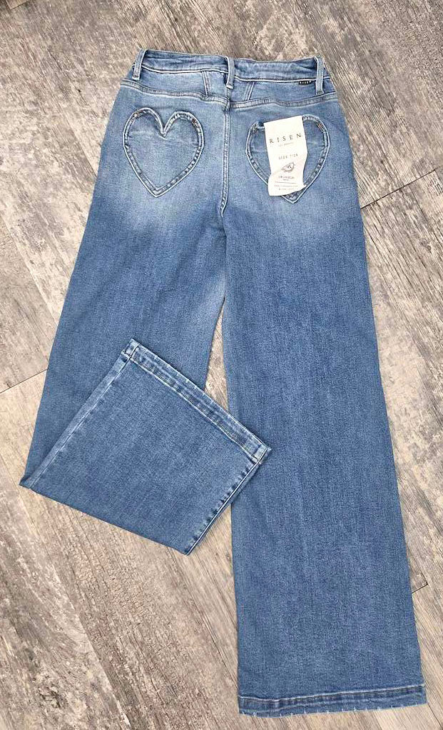Risen Heartbreaker Wide Leg Jeans