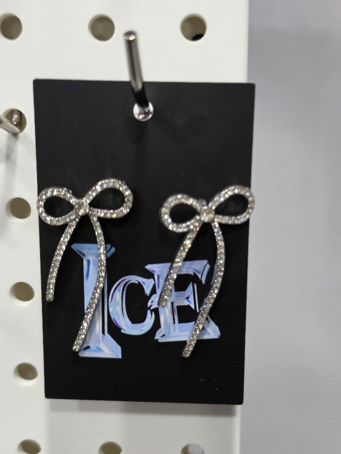 All that Glitters Bow Drop Earrings