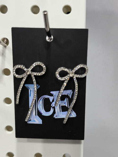 All that Glitters Bow Drop Earrings