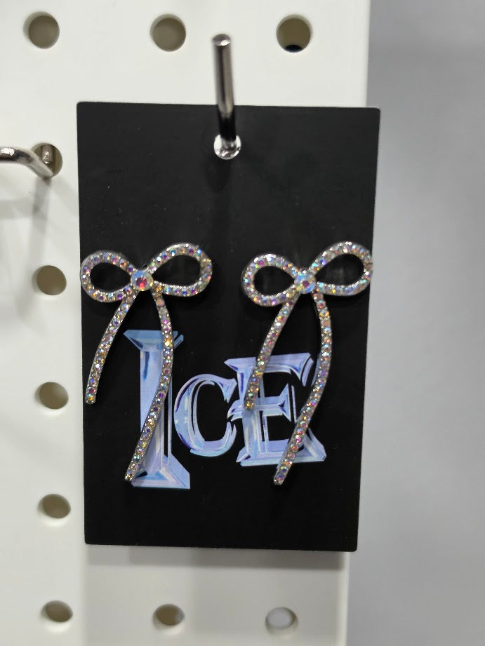All that Glitters Bow Drop Earrings