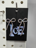 All that Glitters Bow Drop Earrings