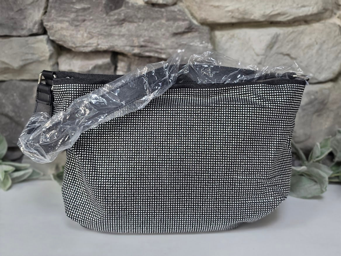 Shine On Denim Shoulder Bag