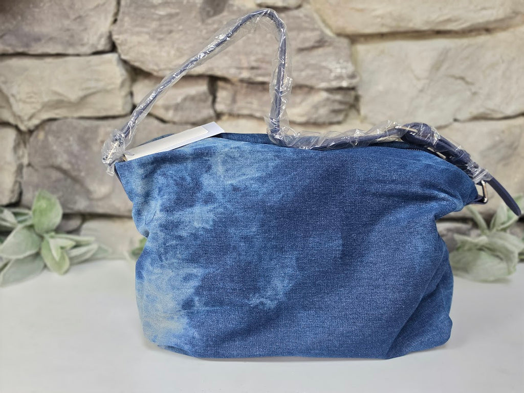Shine On Denim Shoulder Bag
