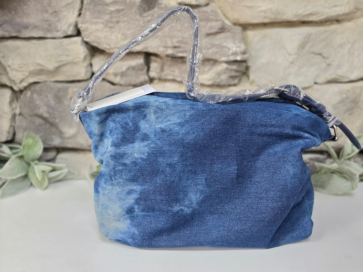 Shine On Denim Shoulder Bag