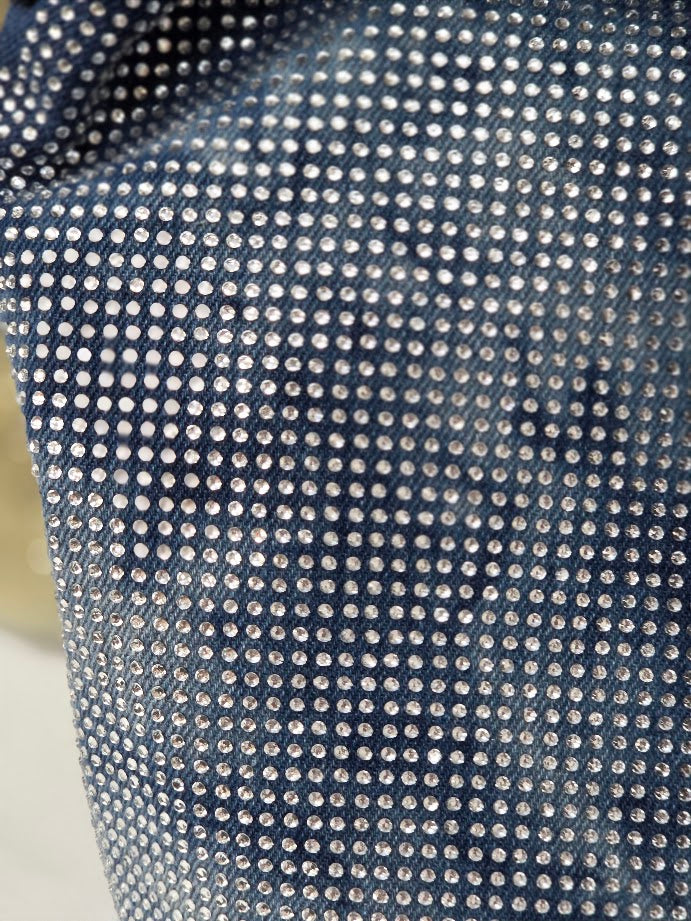 Shine On Denim Shoulder Bag