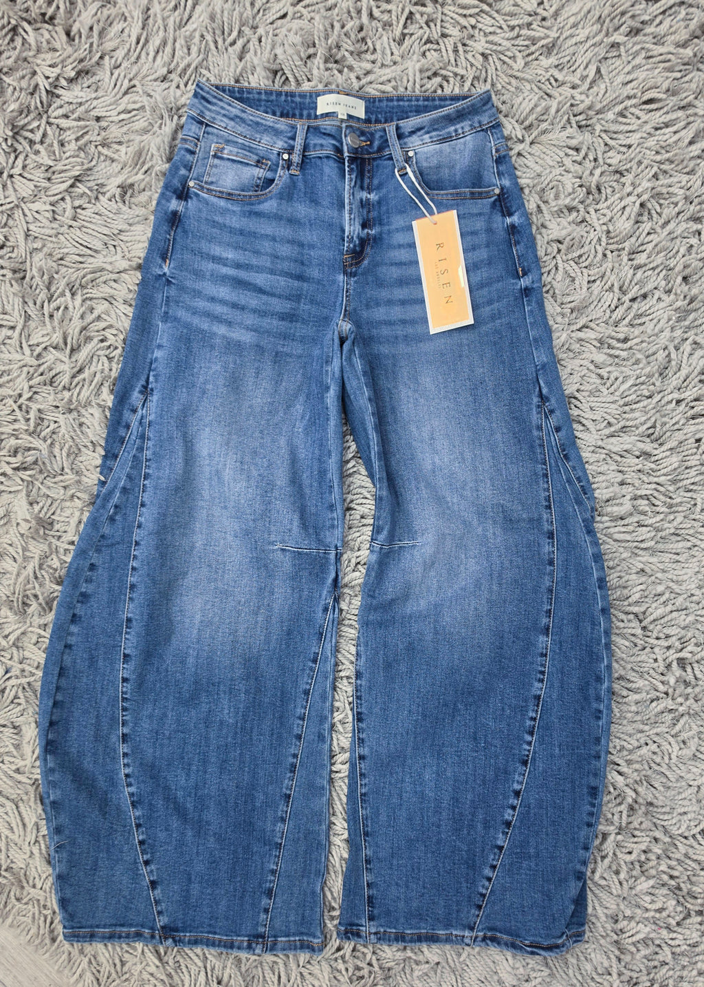 RISEN Bend the Rules Barrel Jeans