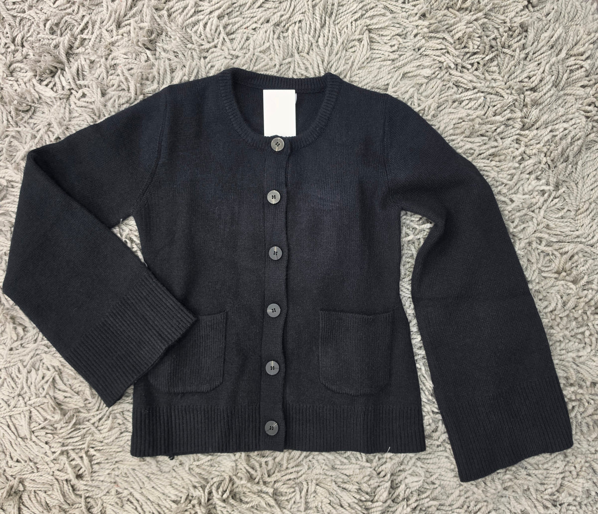 Black Bell Cardigan