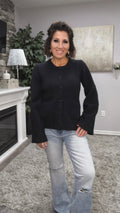Black Bell Cardigan