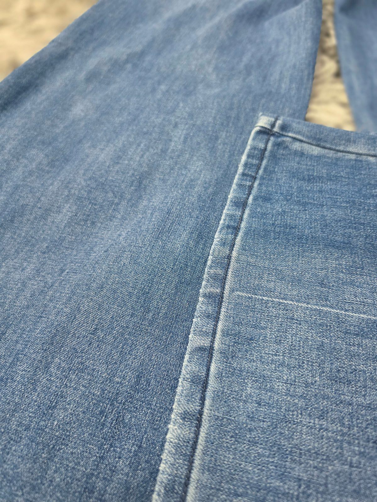 RISEN Blue Jean Baby Wide Legs