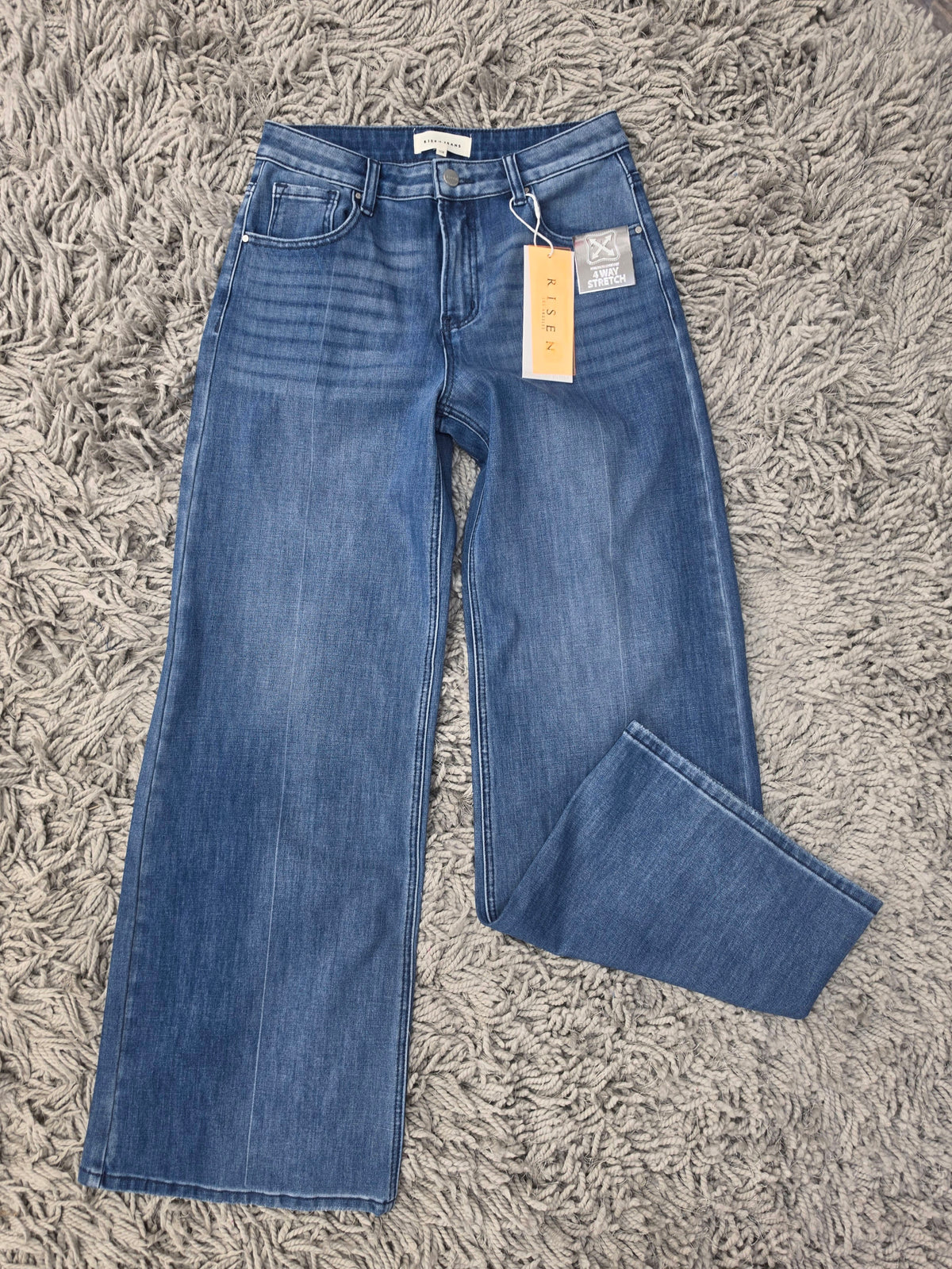 RISEN Blue Jean Baby Wide Legs