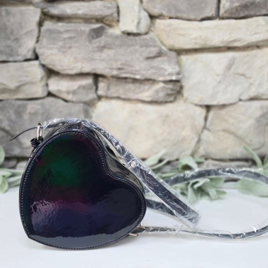 Hologram Heart Crossbody