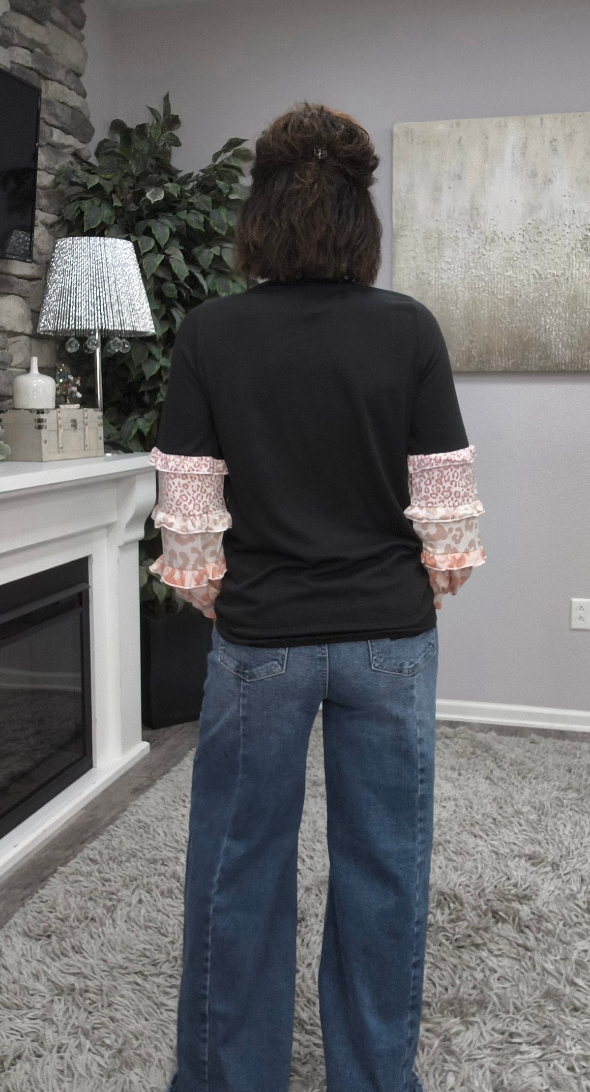 Ruffle & Roar Top