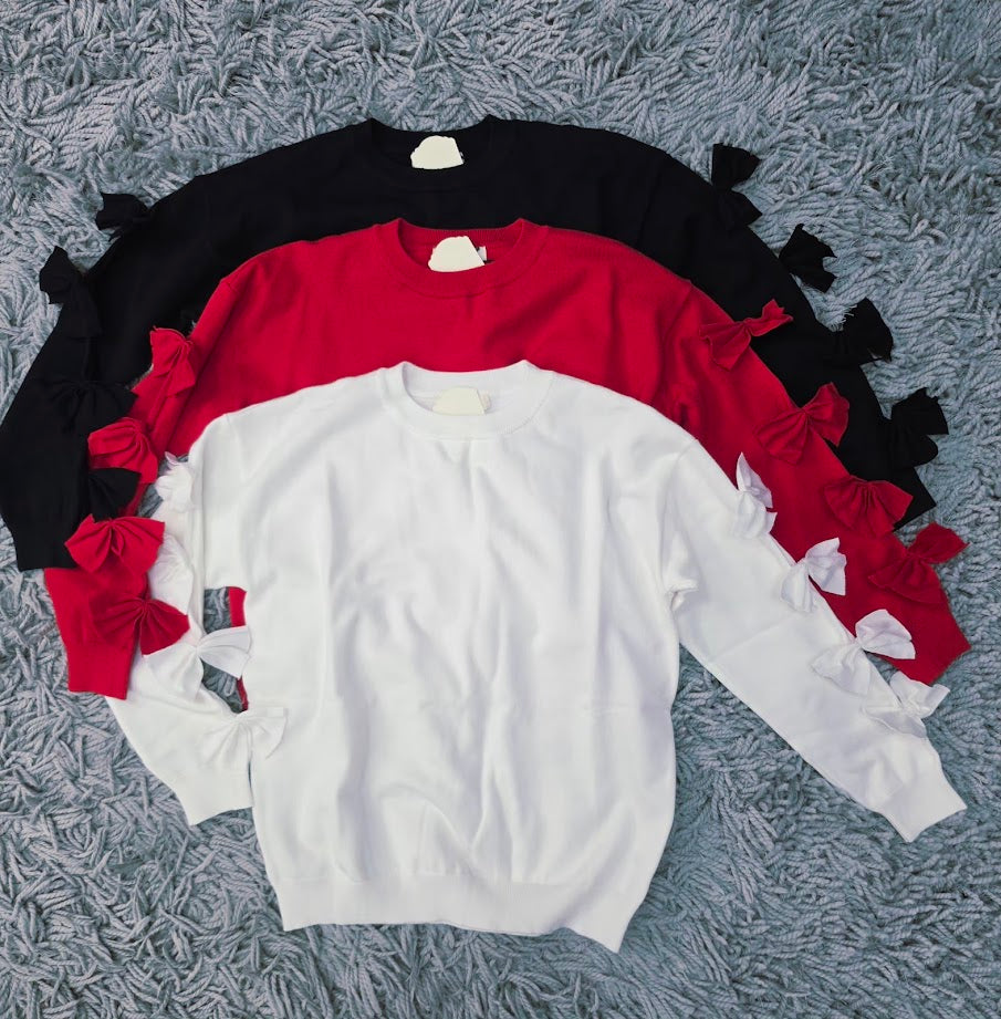 Bows Before Bros Sweater