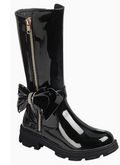 Littles Bow Down Patent Boots