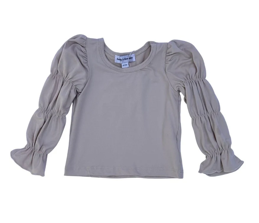 Bubble Sleeve Top