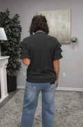 Charcoal Charm Top