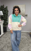 Pastel Me About It Pullover