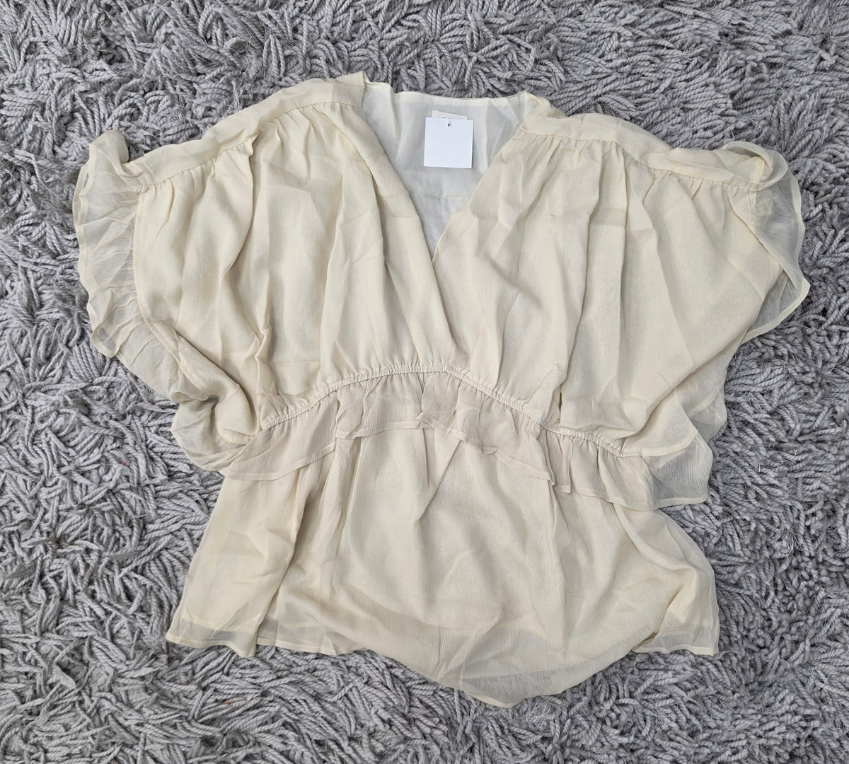 Curvy Ruffle Blouse