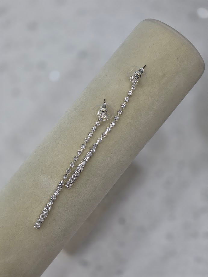 Crystal Line Earrings