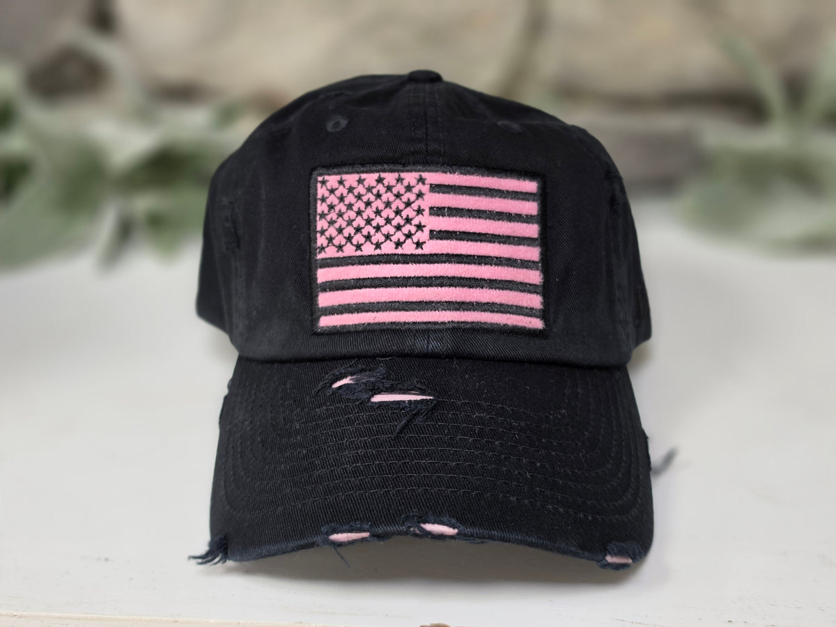 Pink Flag Hat